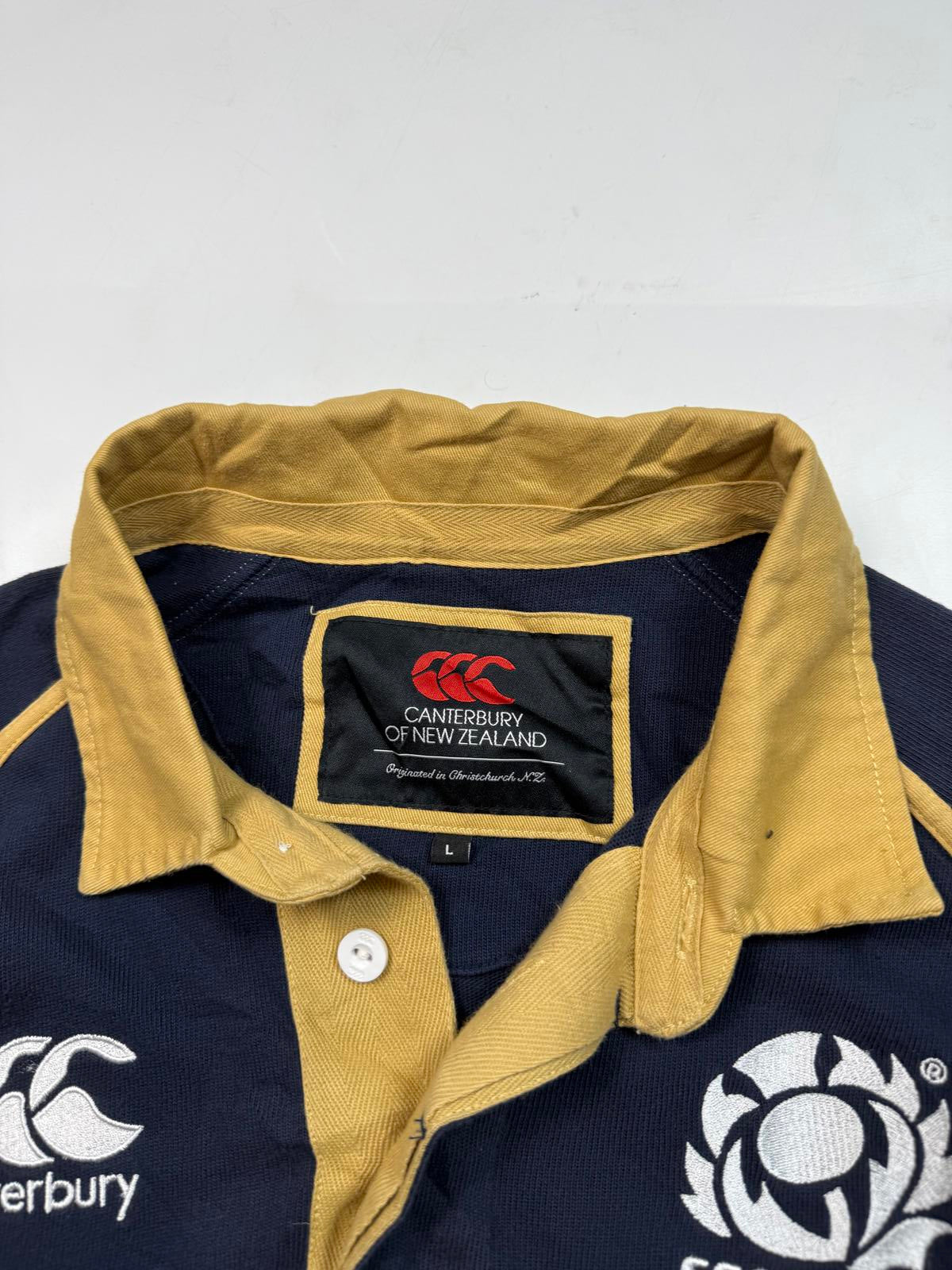 Scotland 2012/13 Canterbury rugby union shirt (L)