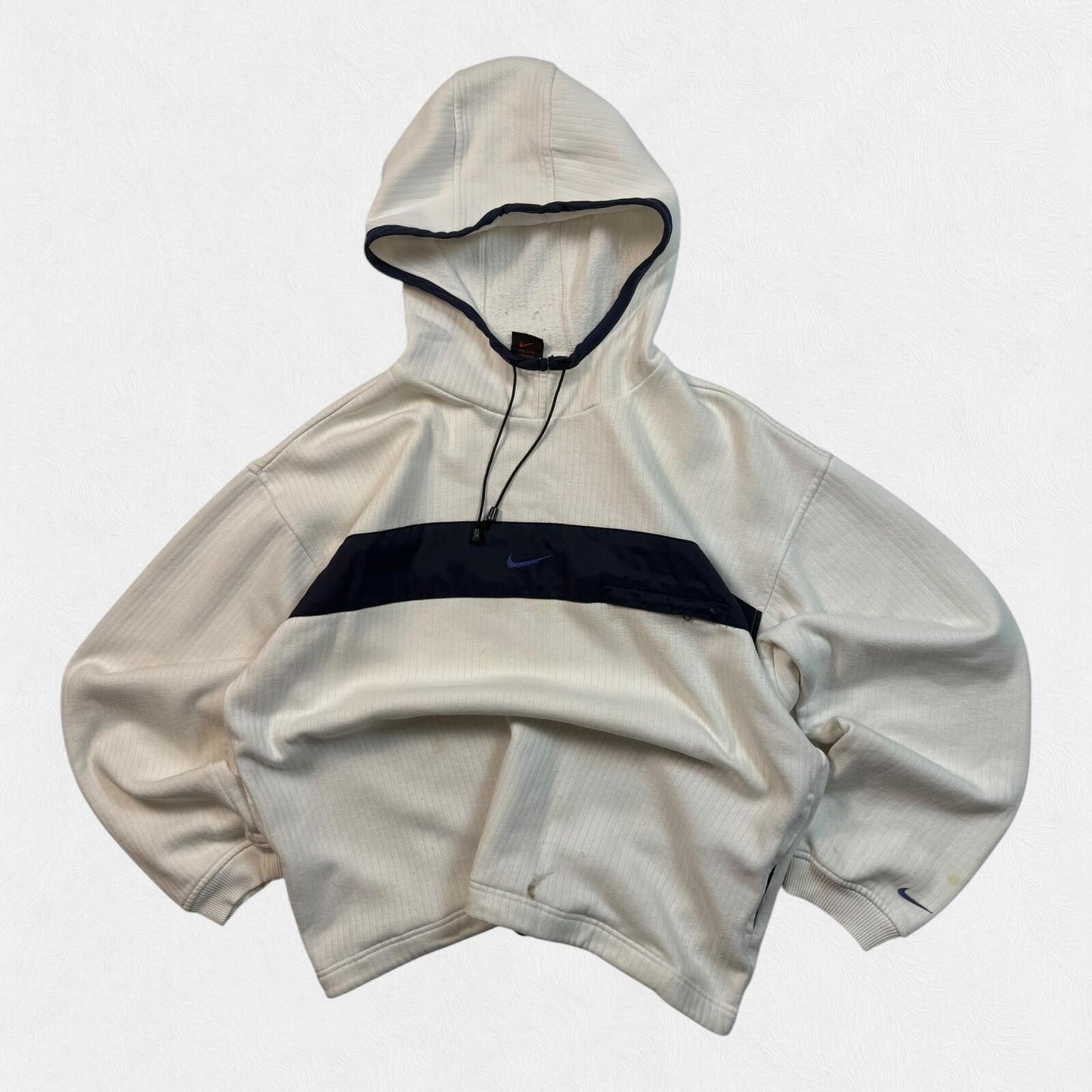 Vintage 90s Nike centre swoosh ninja hoodie