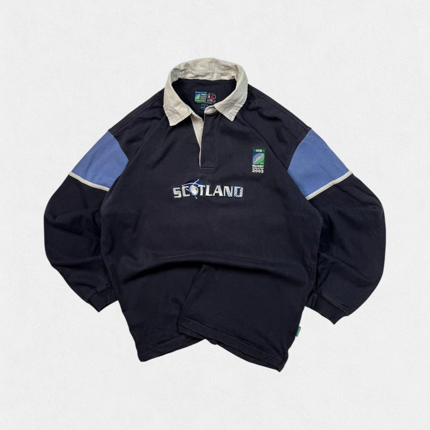 Vintage Scotland 2003 world cup rugby union shirt (L)