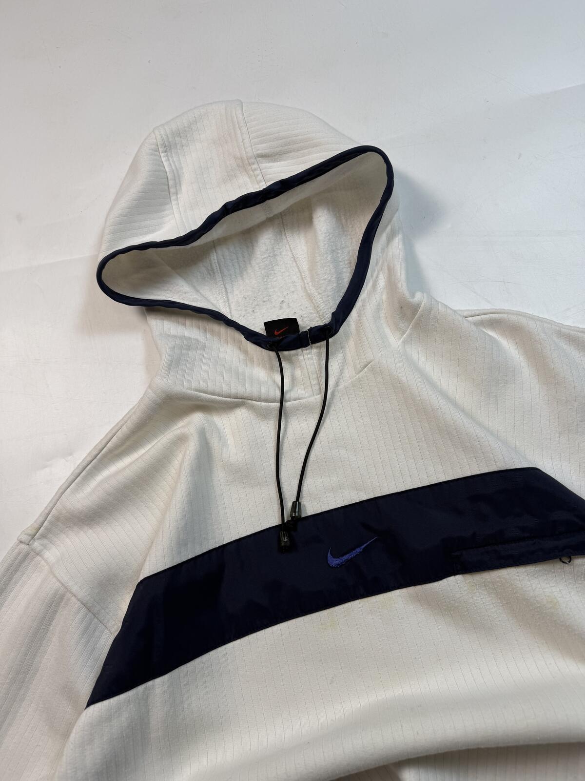 Vintage 90s Nike centre swoosh ninja hoodie