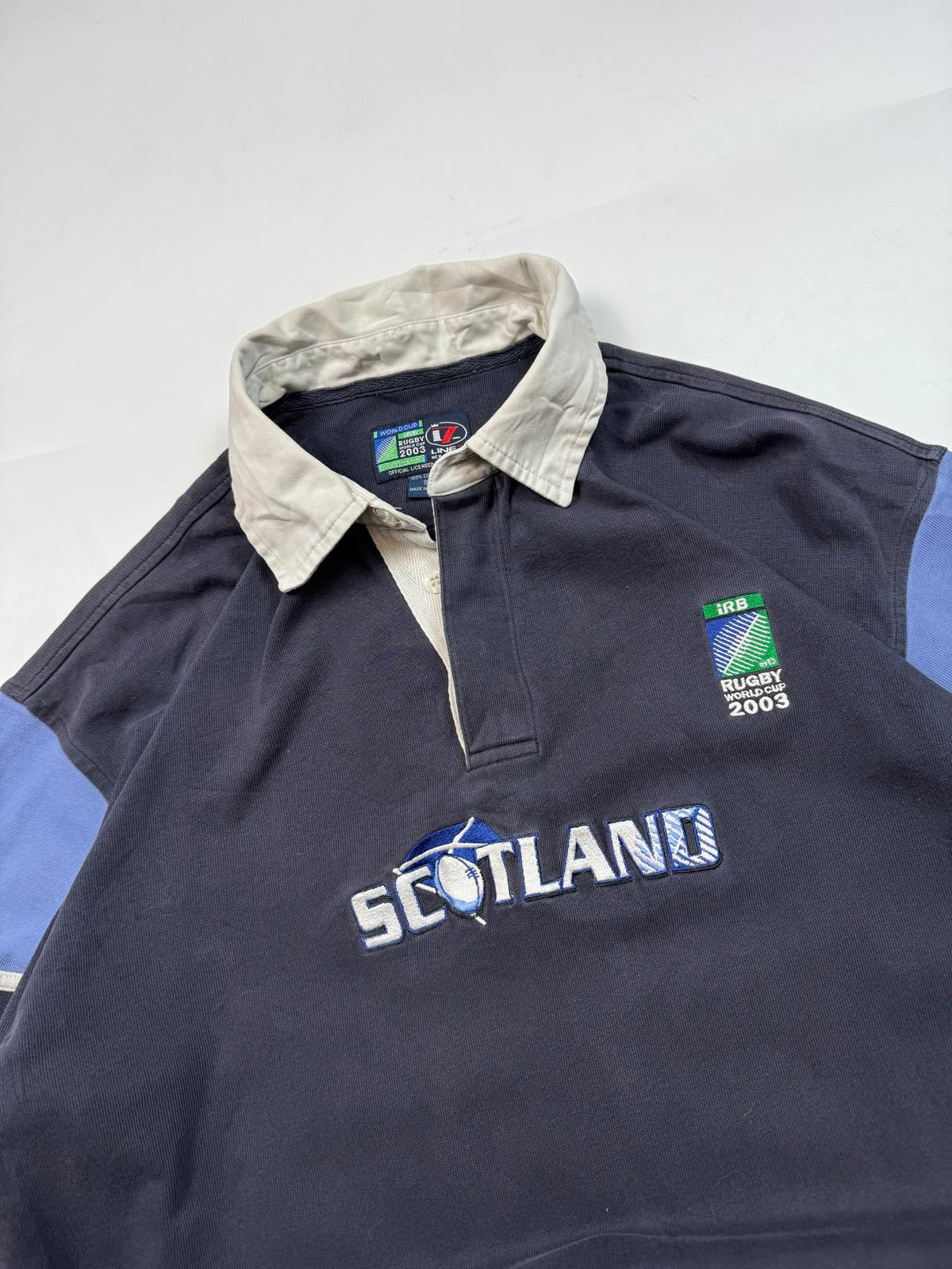 Vintage Scotland 2003 world cup rugby union shirt (L)