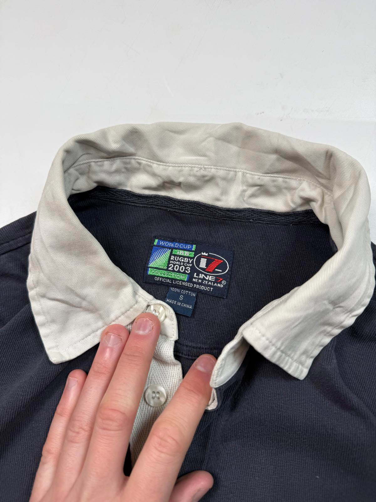 Vintage Scotland 2003 world cup rugby union shirt (L)