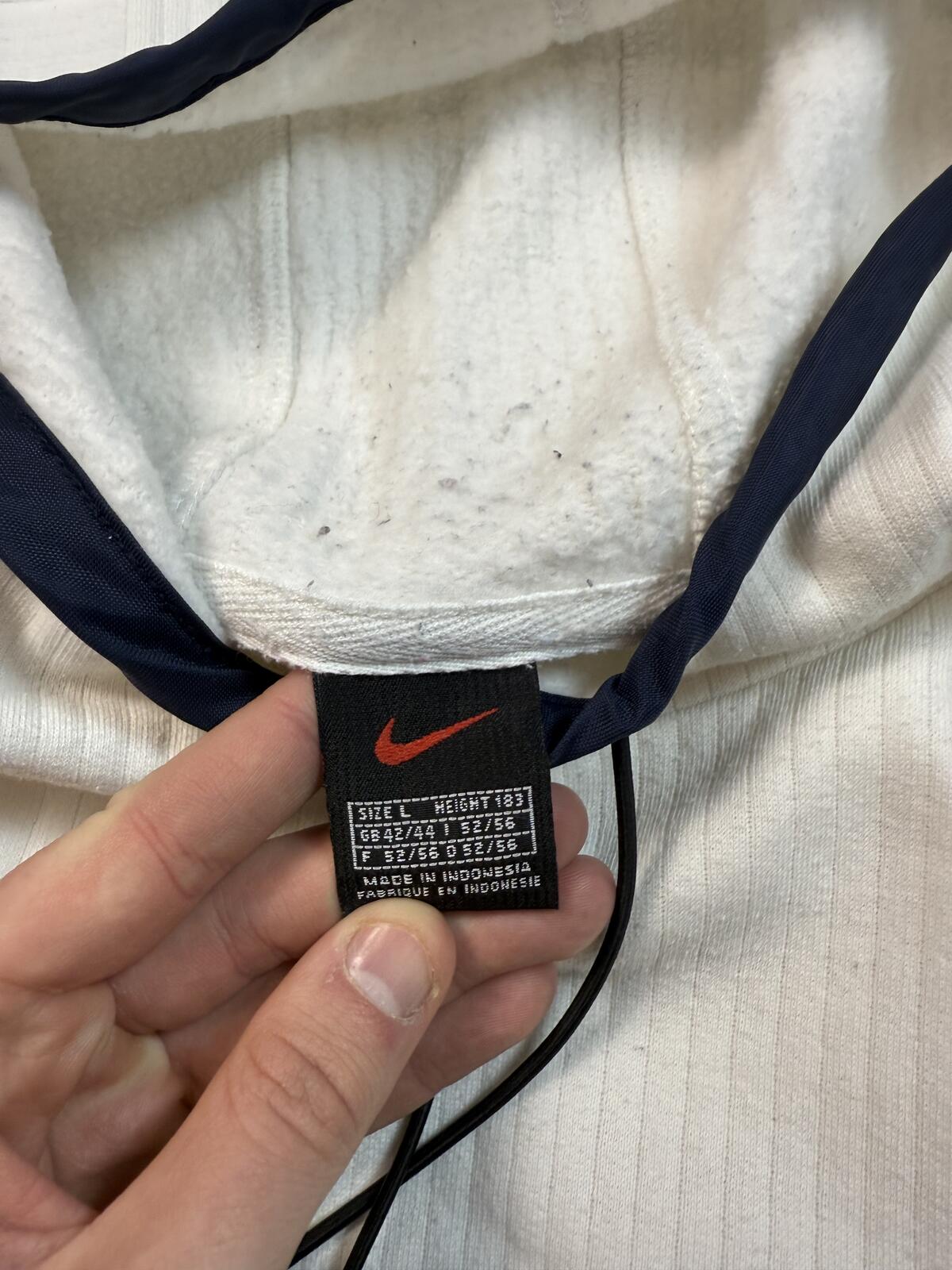Vintage 90s Nike centre swoosh ninja hoodie