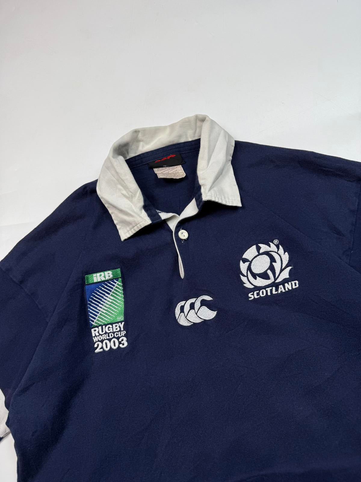 Vintage Scotland 2003 world cup Canterbury rugby shirt (L)