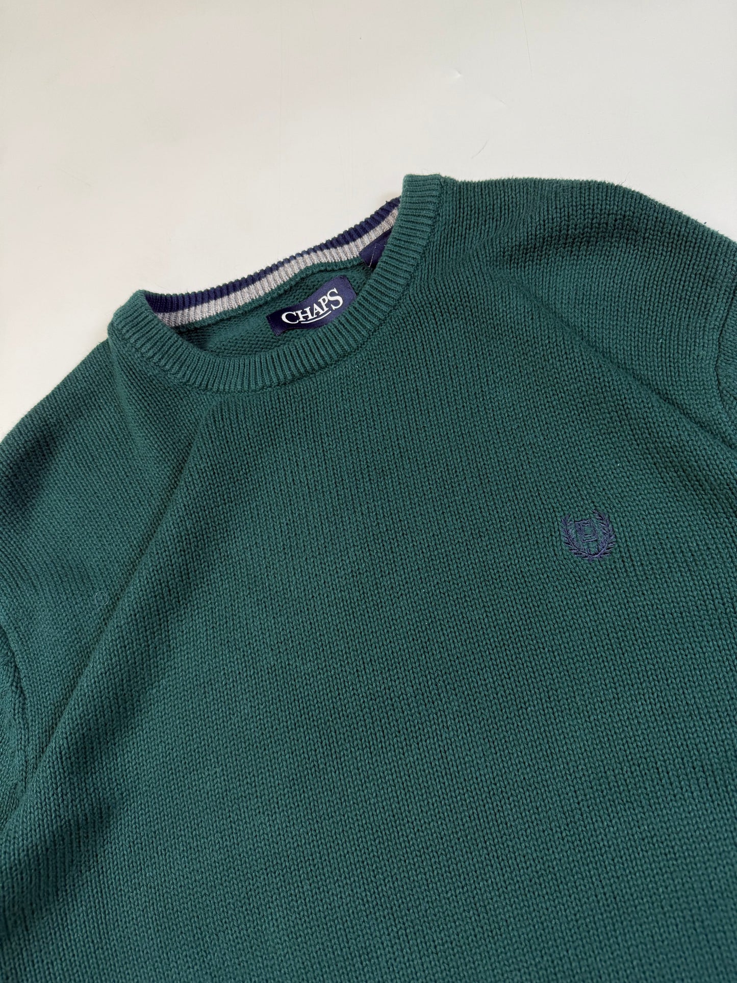 Vintage Chaps knit sweater (L)