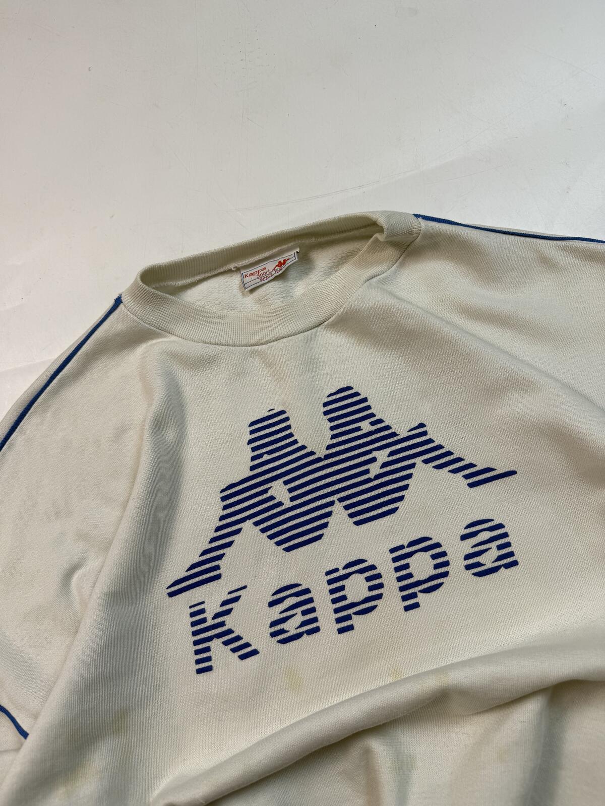 Vintage 80s Kappa centre logo sweatshirt (M)