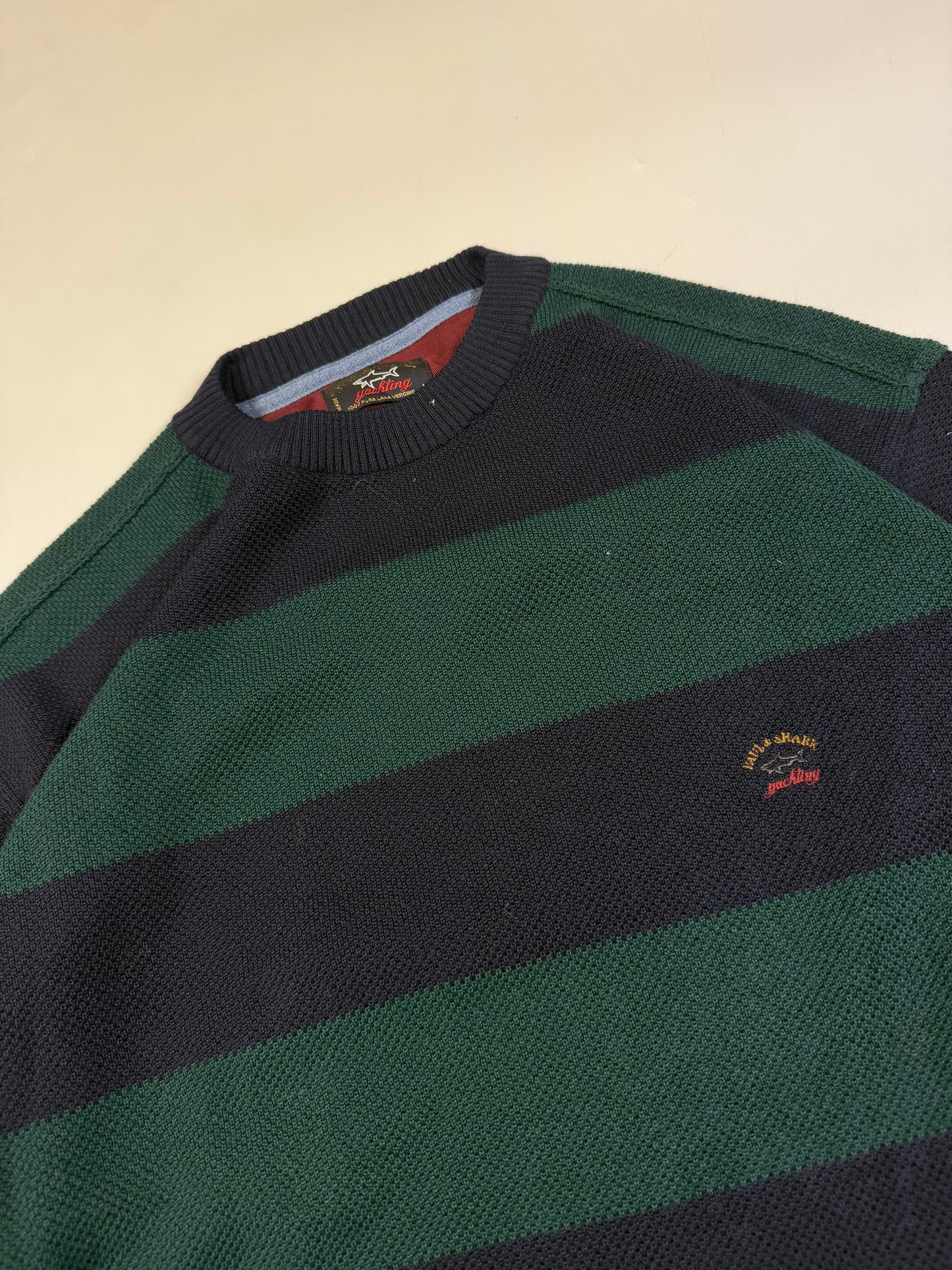 Vintage Paul & Shark striped knit sweater (L)