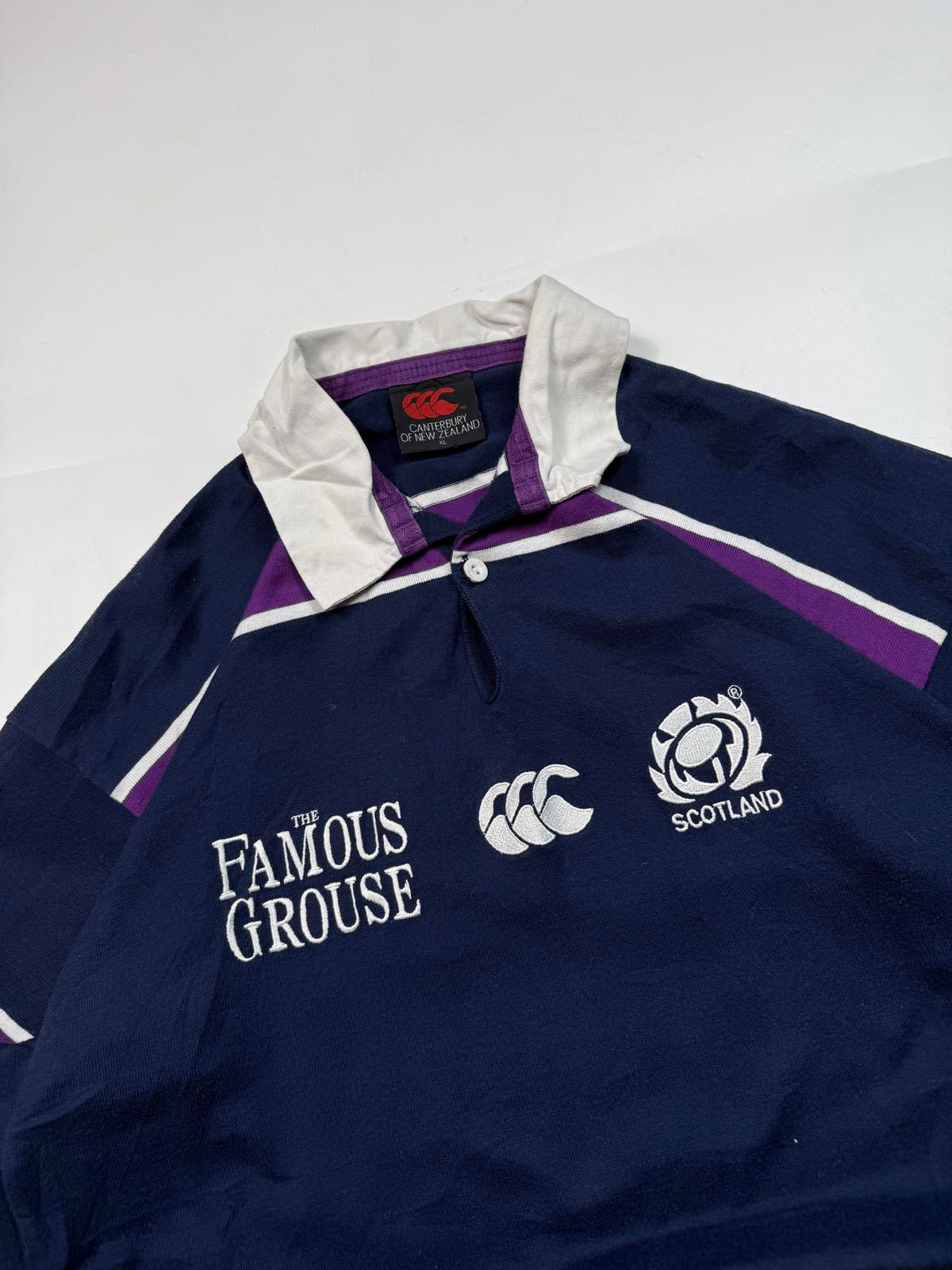Vintage Scotland 2000-02 Canterbury rugby shirt (XL)
