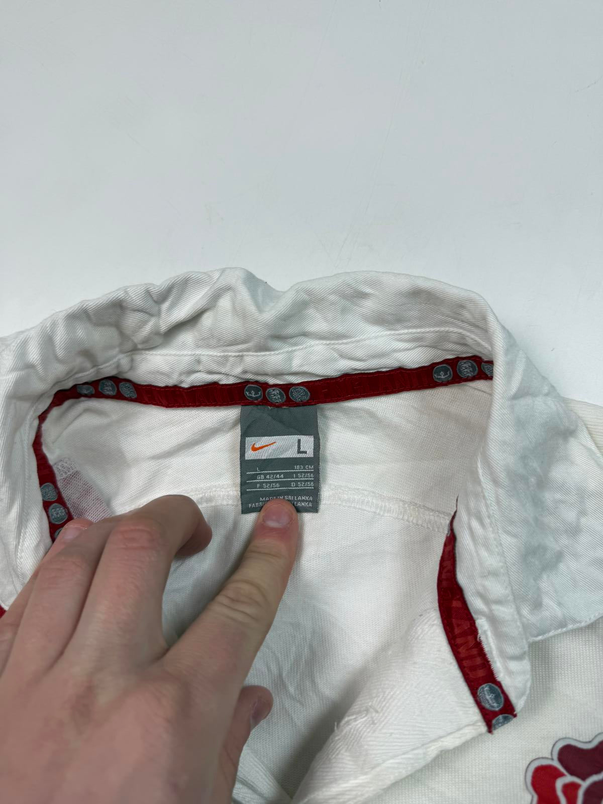 Vintage England 2007-09 Nike rugby shirt (L)