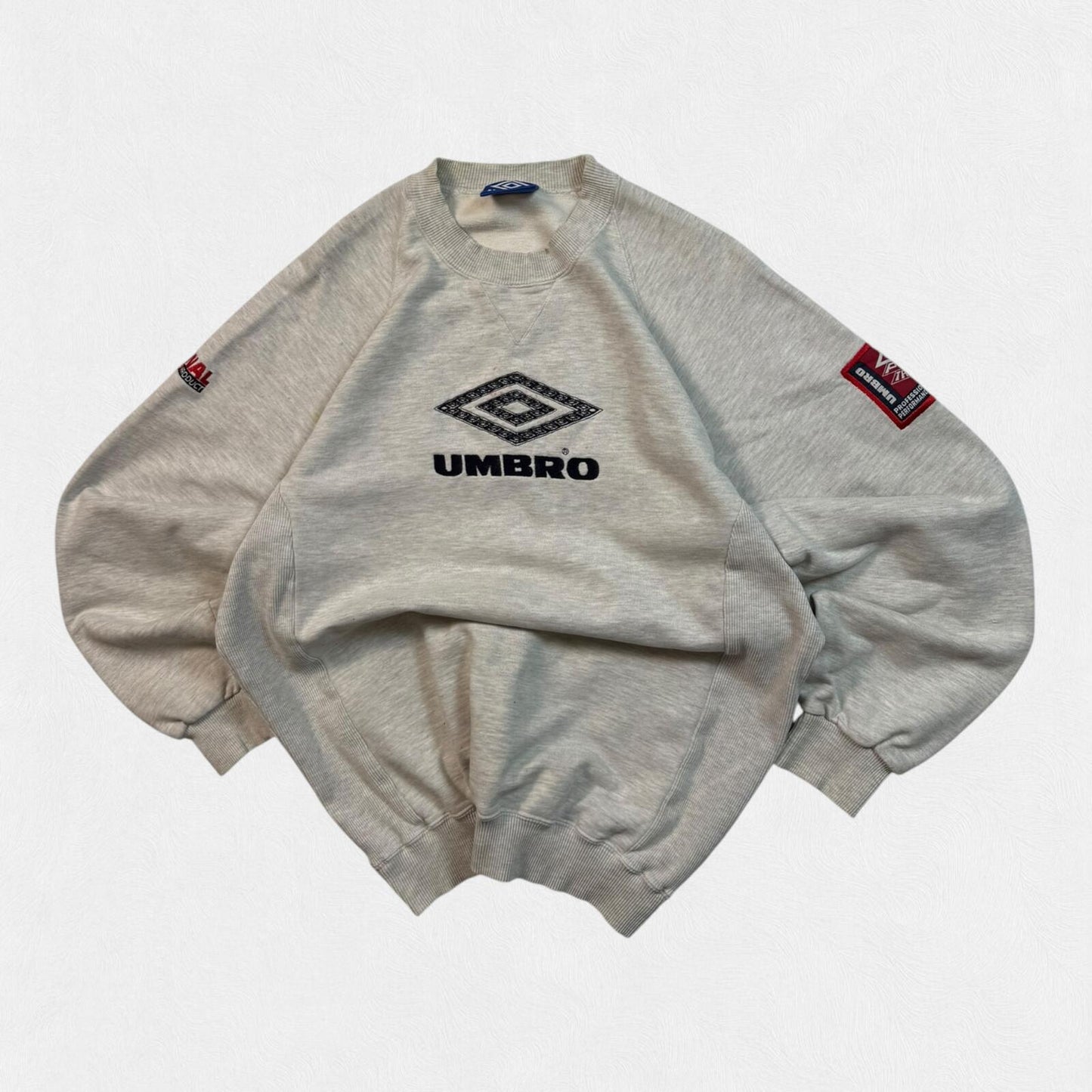 Vintage 90s Umbro pro training centre logo sweatshirt (L)