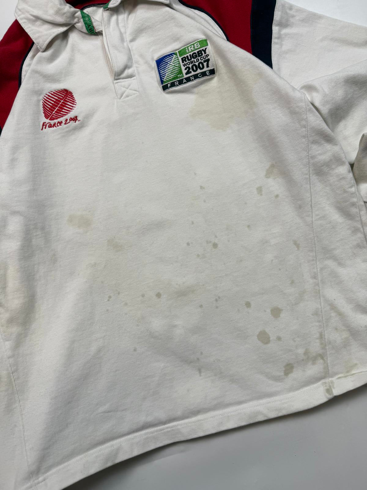 Vintage England world cup 2007 rugby union shirt (XL)