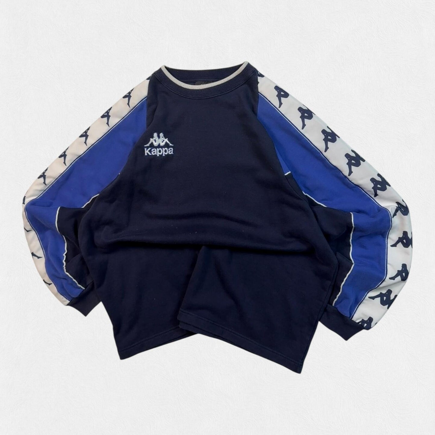 Vintage 90s Kappa side stripe sweatshirt (L)