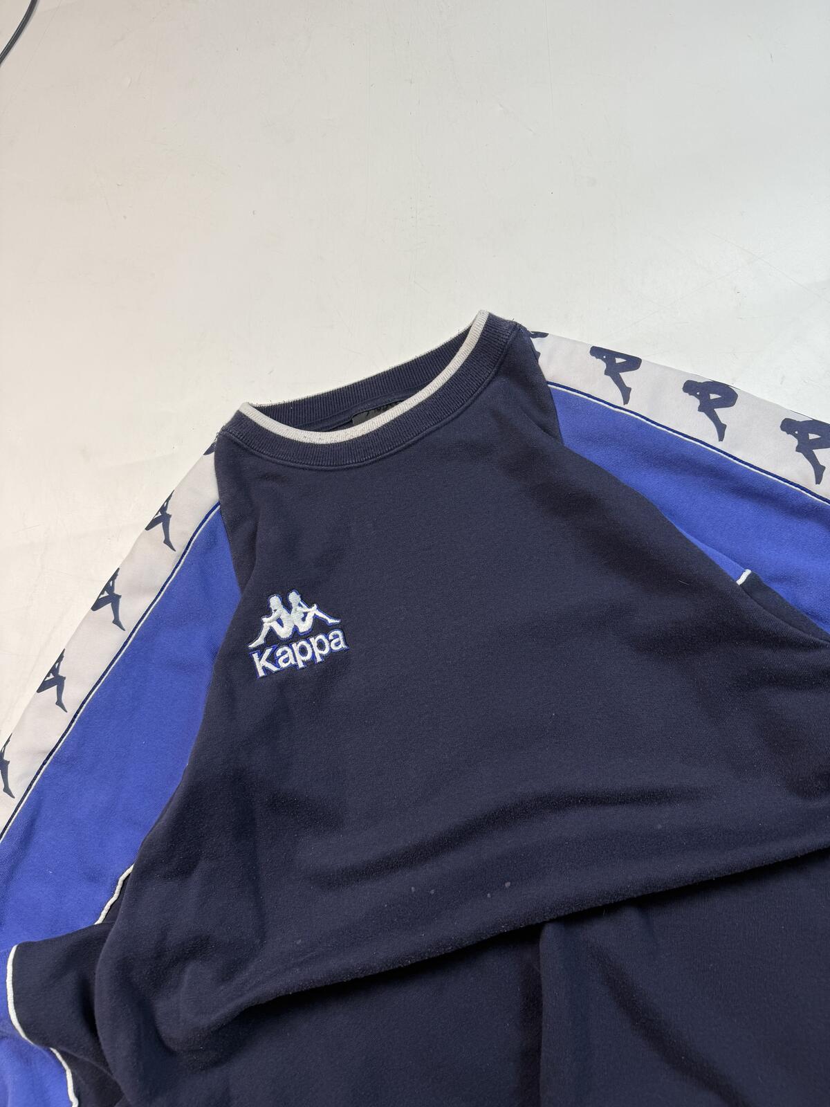 Vintage 90s Kappa side stripe sweatshirt (L)