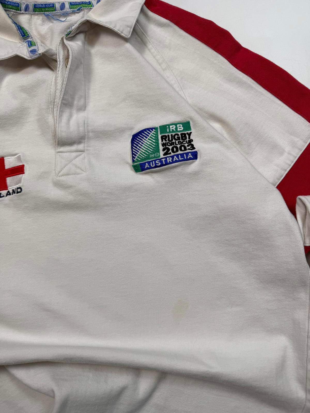 Vintage England 2003 world cup rugby union shirt (L)