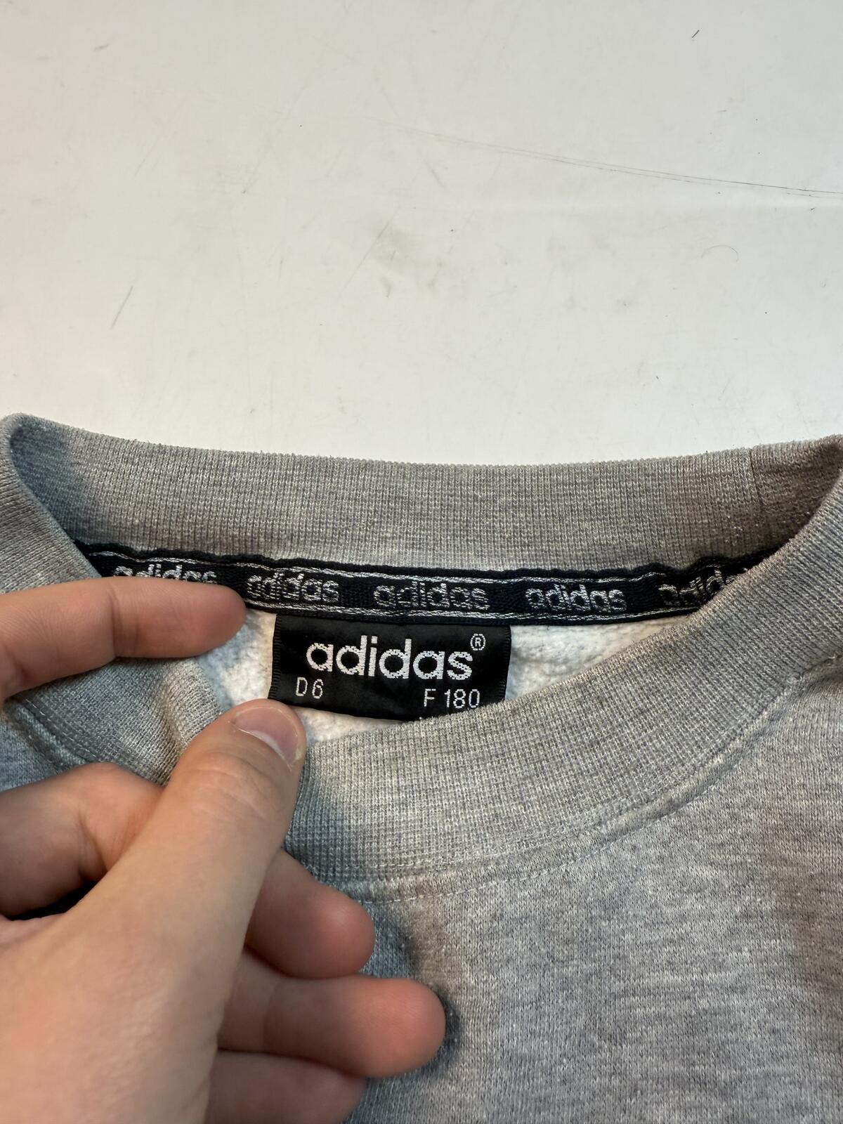 Vintage 90s adidas originals side stripe sweatshirt (M)