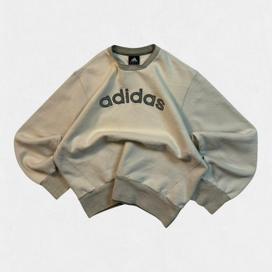 Vintage Adidas spell out sweatshirt (L)