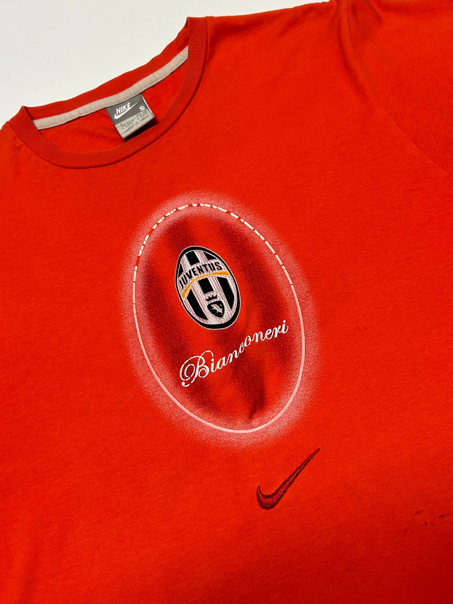 Vintage Nike Juventus centre swoosh tee (S)