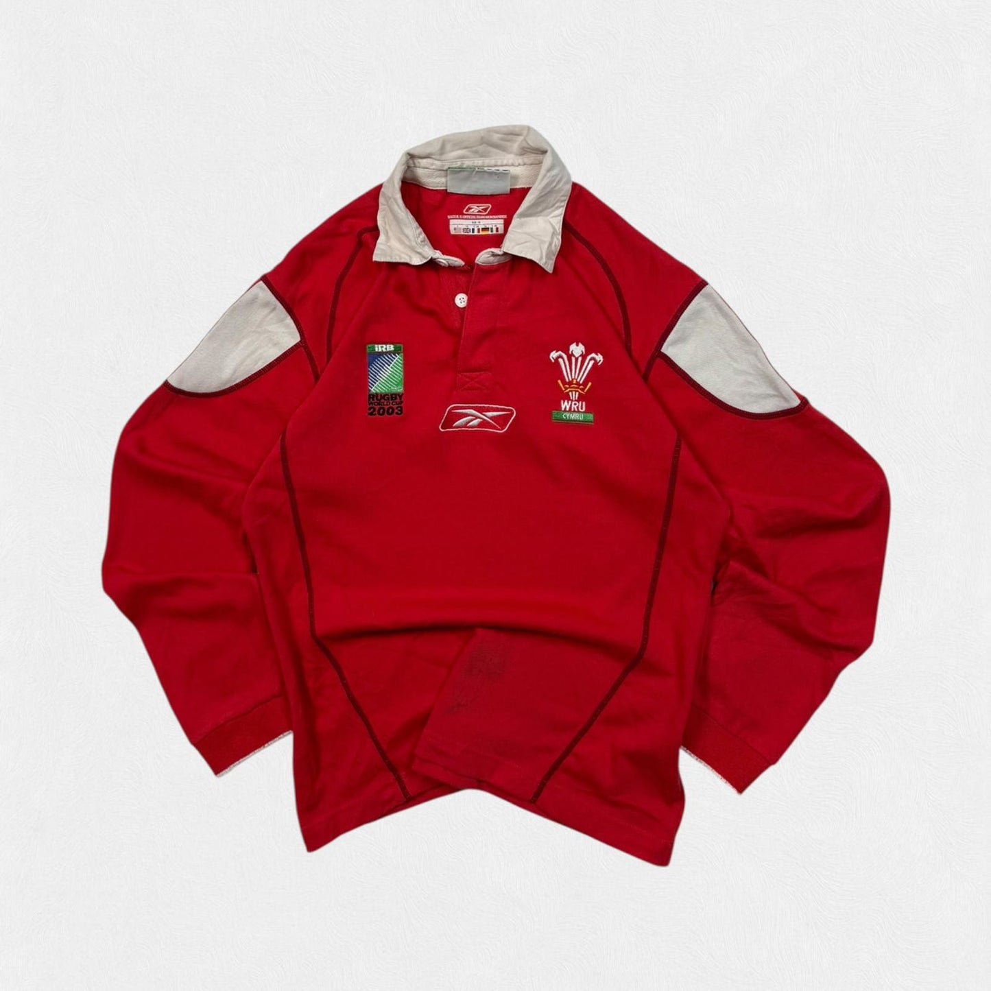 Vintage Wales world cup 2003 Reebok rugby shirt (10)