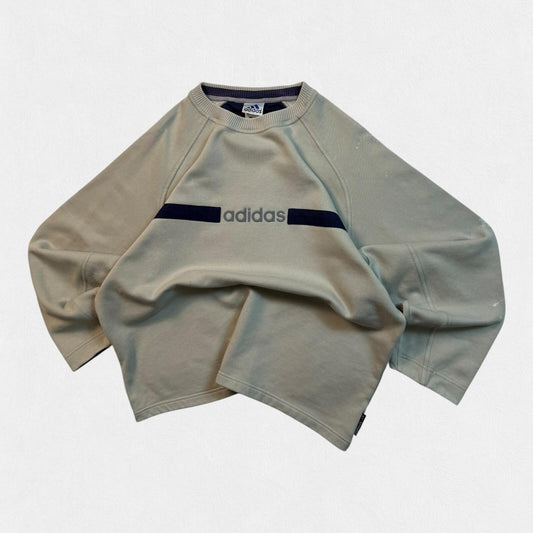 Vintage 90s adidas spell out sweatshirt (L)