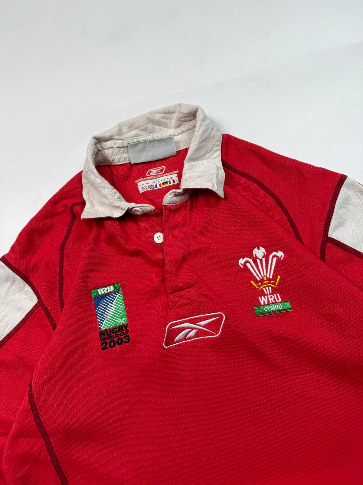 Vintage Wales world cup 2003 Reebok rugby shirt (10)