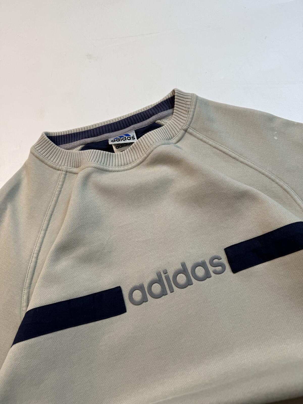 Vintage 90s adidas spell out sweatshirt (L)