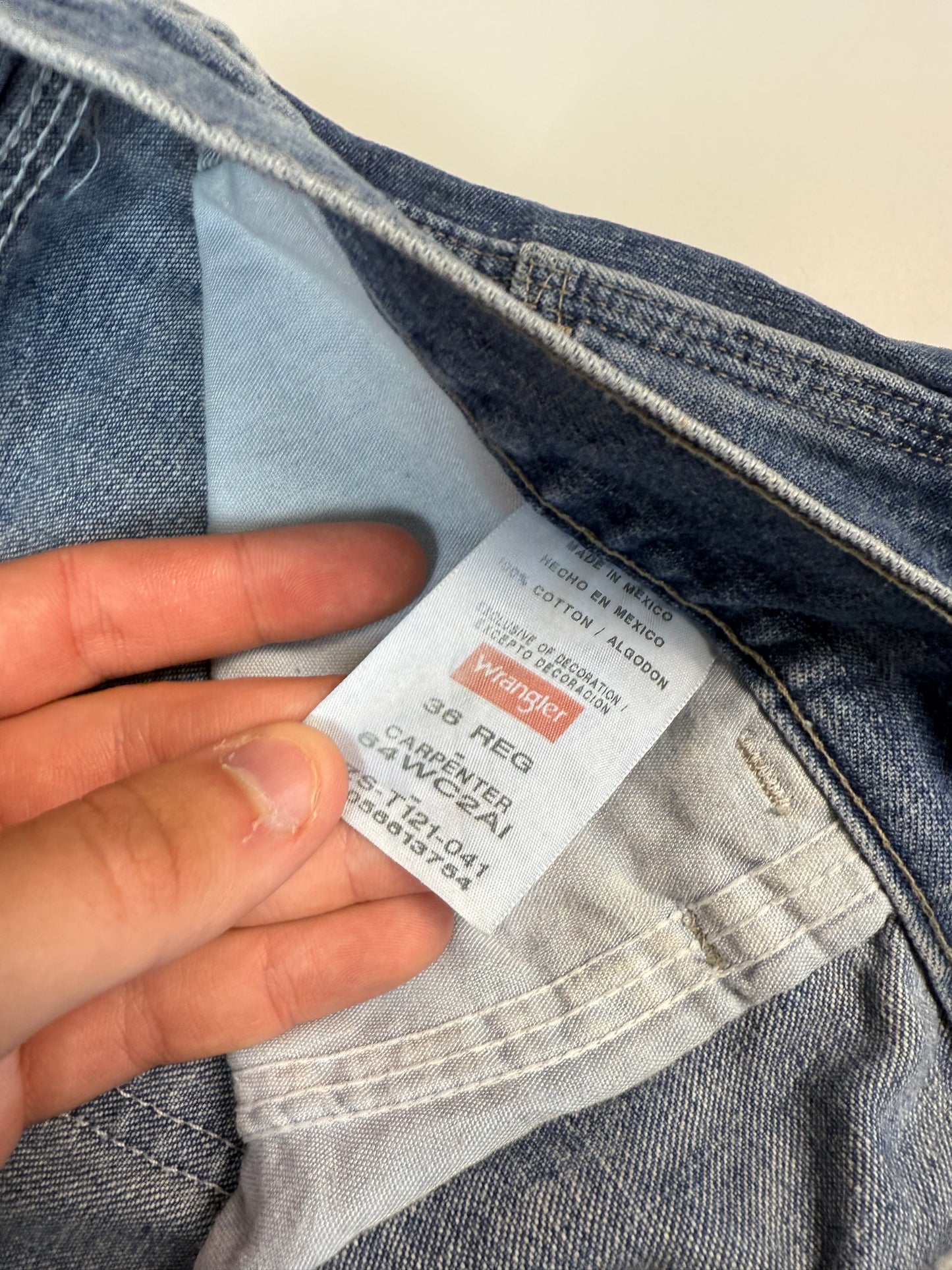 Vintage Wrangler baggy carpenter jorts (W36)