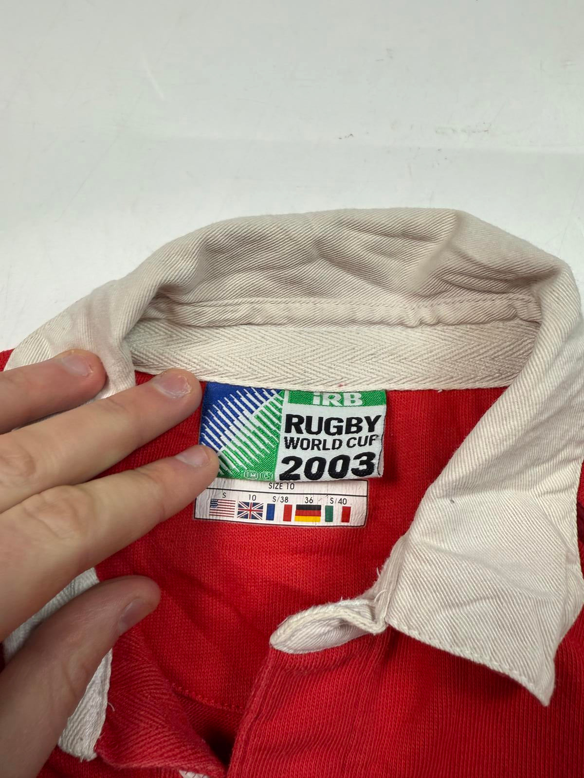 Vintage Wales world cup 2003 Reebok rugby shirt (10)