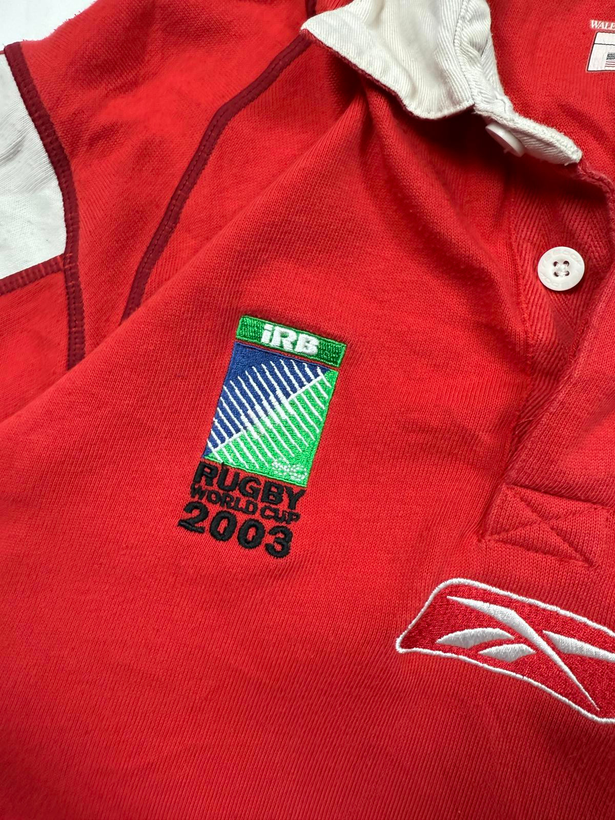 Vintage Wales world cup 2003 Reebok rugby shirt (10)