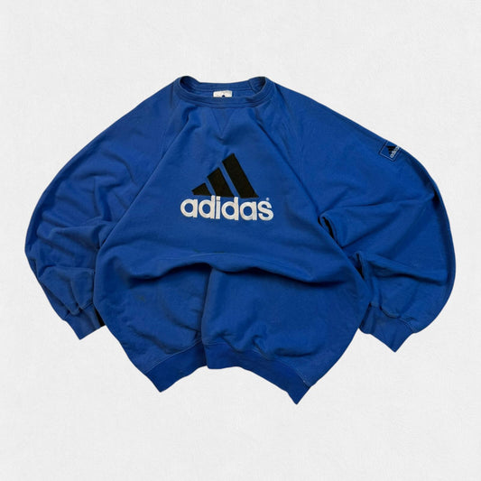 Vintage 90s adidas centre logo sweatshirt (XL)