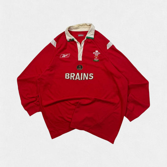 Vintage Wales 2005/06 Reebok rugby shirt (XXL)