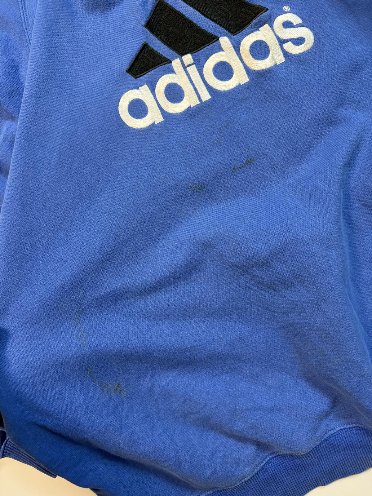Vintage 90s adidas centre logo sweatshirt (XL)