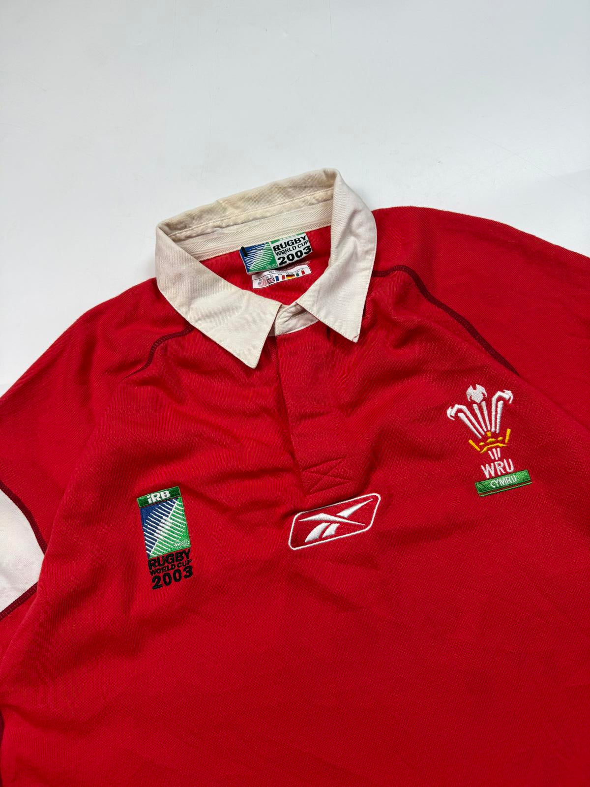 Vintage Wales 2003 world cup Reebok rugby shirt (XXL)