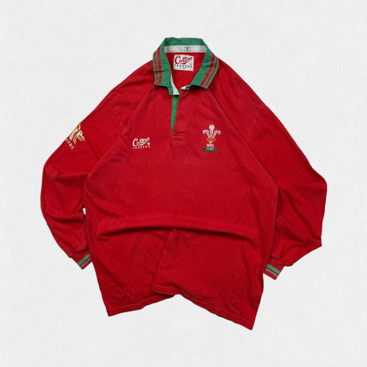 Vintage Wales 1992/93 Cotton Traders rugby shirt (XL)