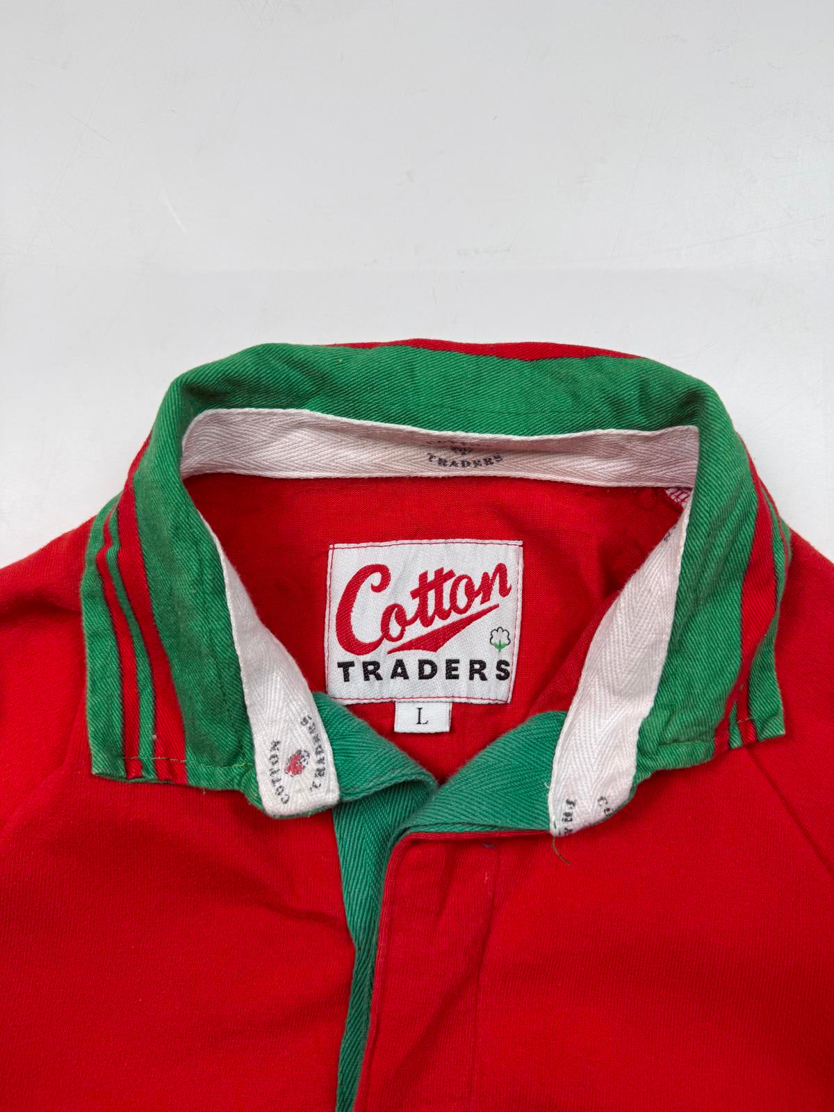 Vintage Wales 1993-95 Cotton Traders rugby shirt (L)