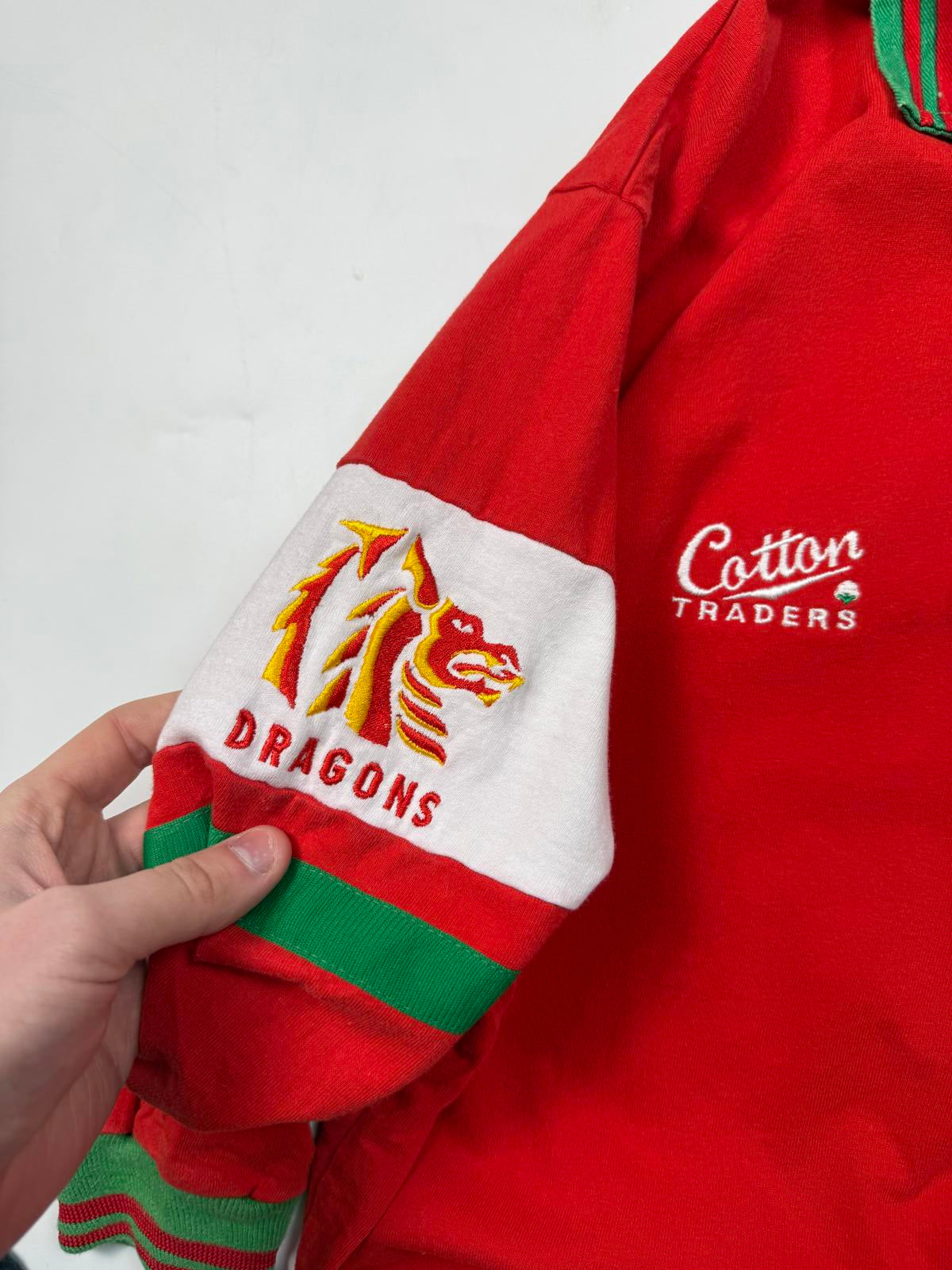 Vintage Wales 1993-95 Cotton Traders rugby shirt (L)