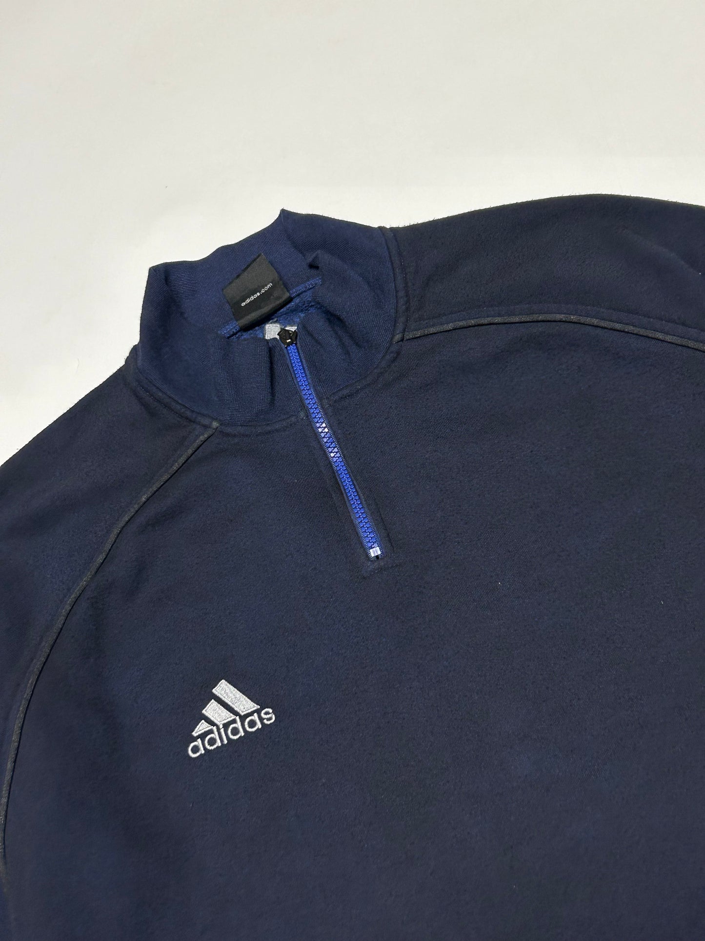 Vintage Adidas quarter zip sweatshirt (L)
