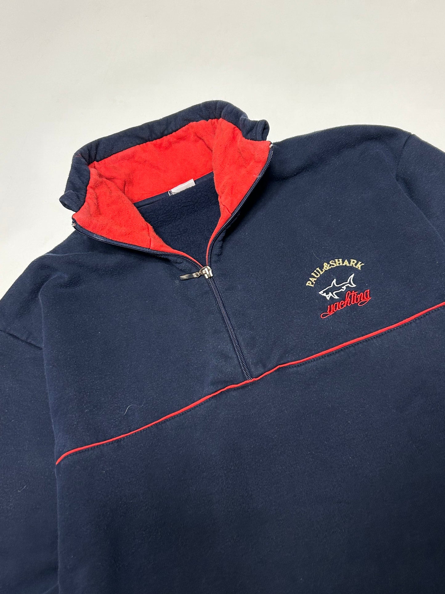 Vintage Paul & Shark yachting quarter zip sweatshirt (XL)