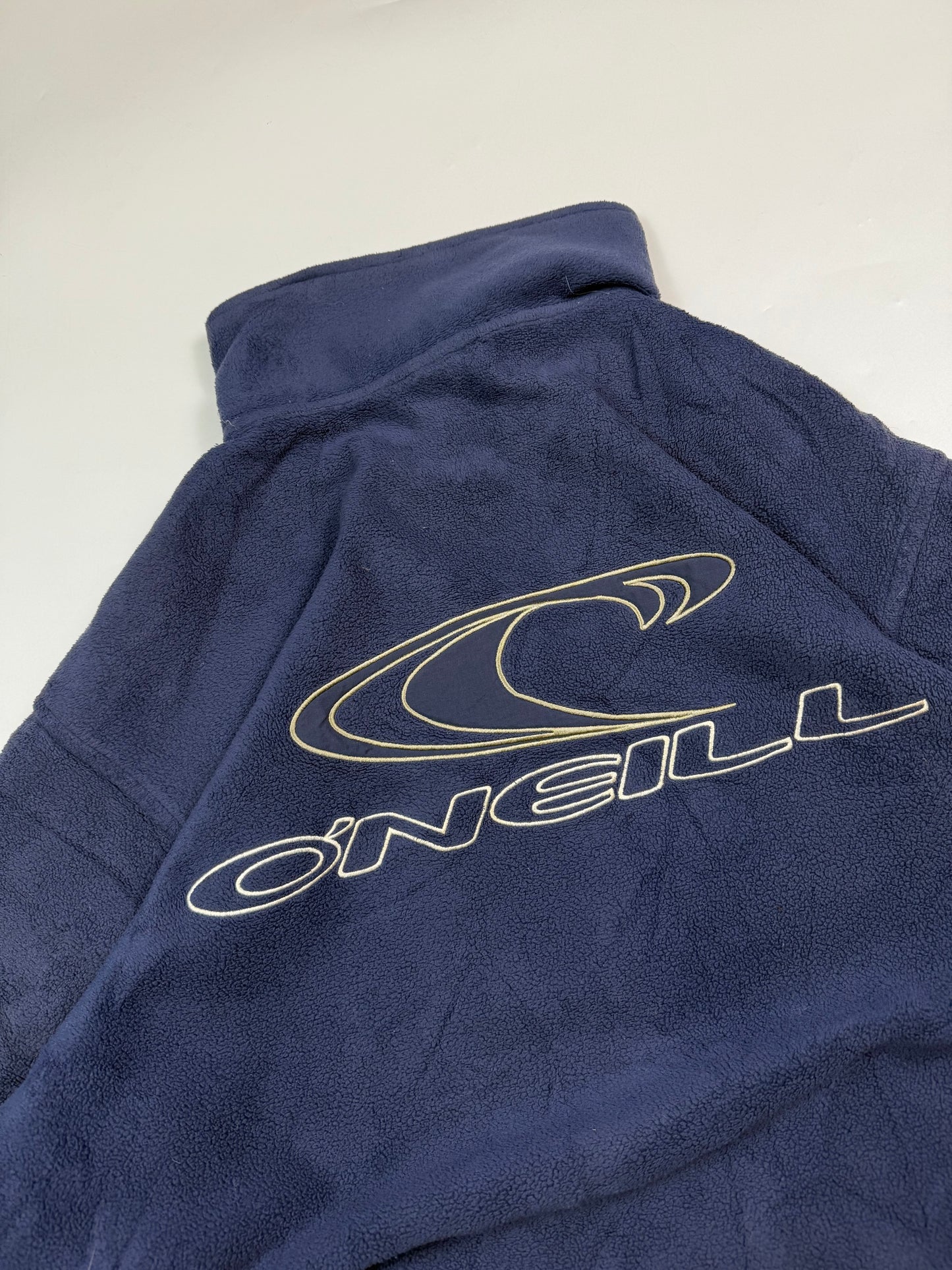 Vintage O'neill spell out quarter zip fleece (S)
