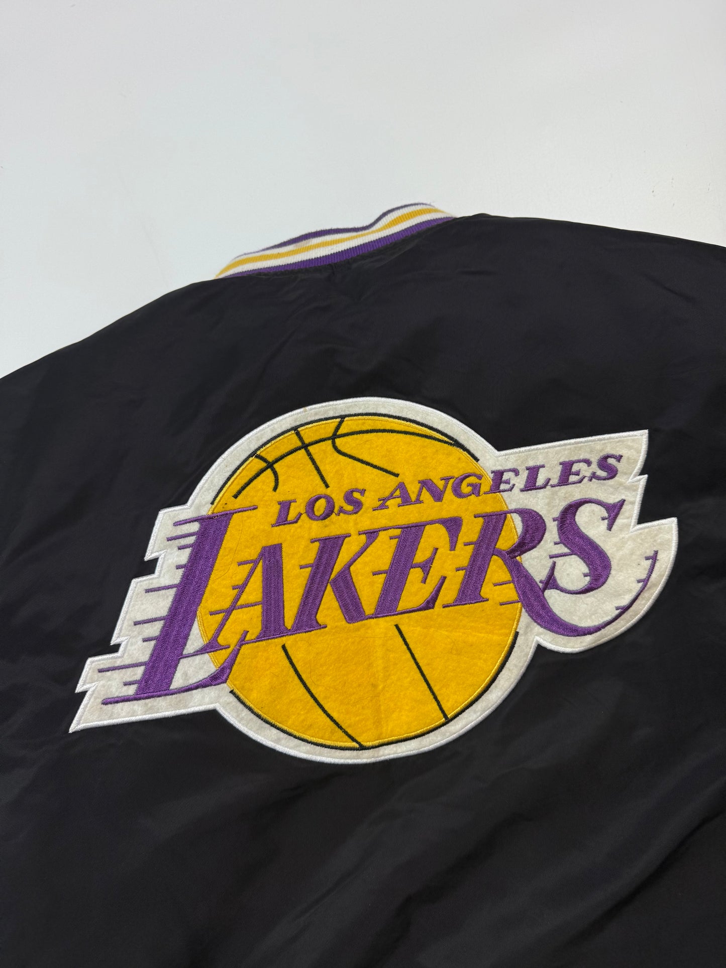 LA Lakers NBA Lebron James bomber varsity jacket (M)