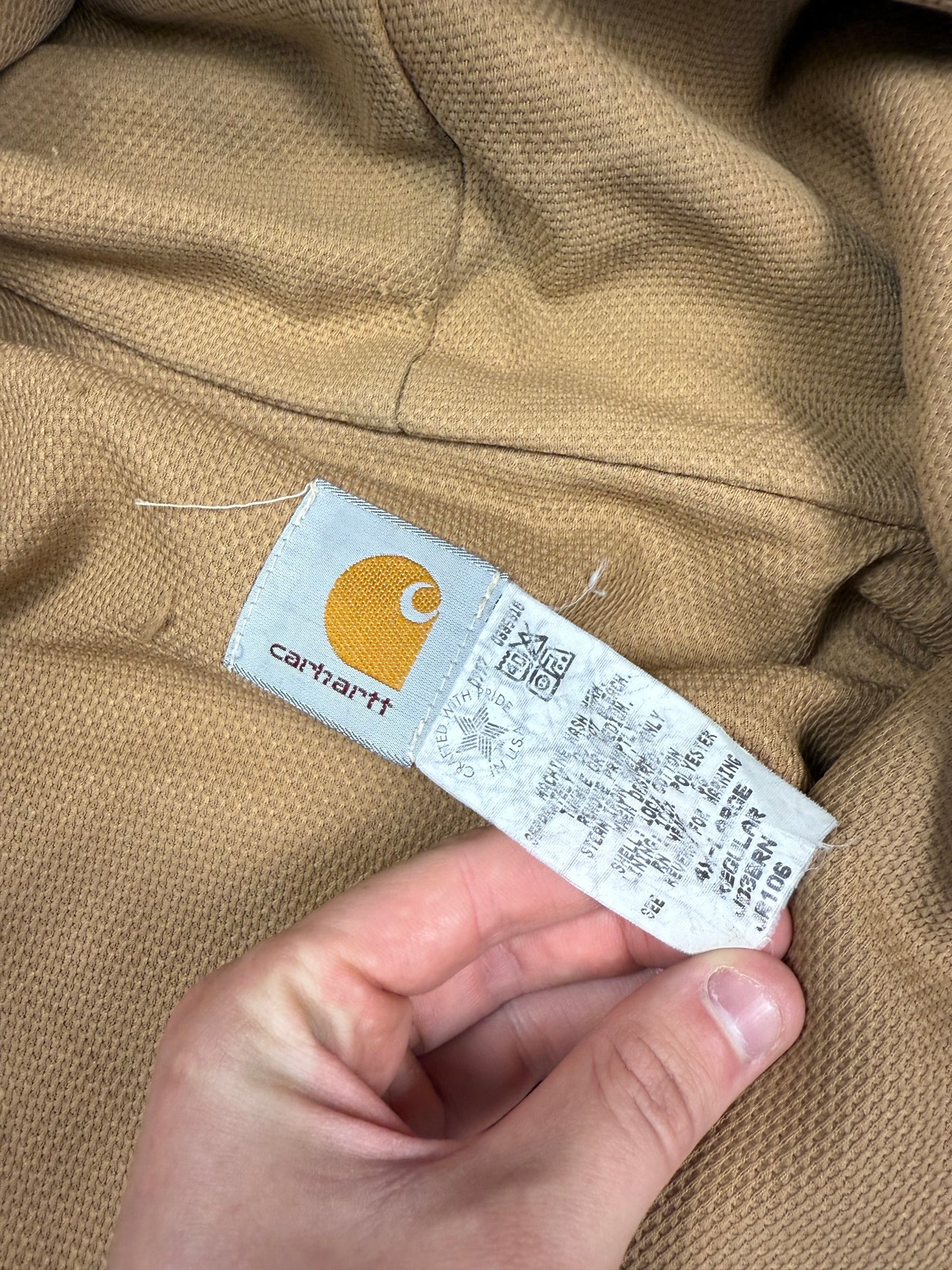 Vintage 90s Carhartt active hooded workwear jacket (4XL)