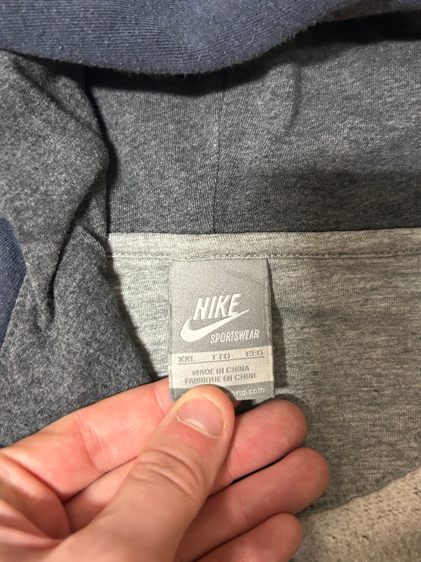 Vintage Nike full zip hoodie (XXL)