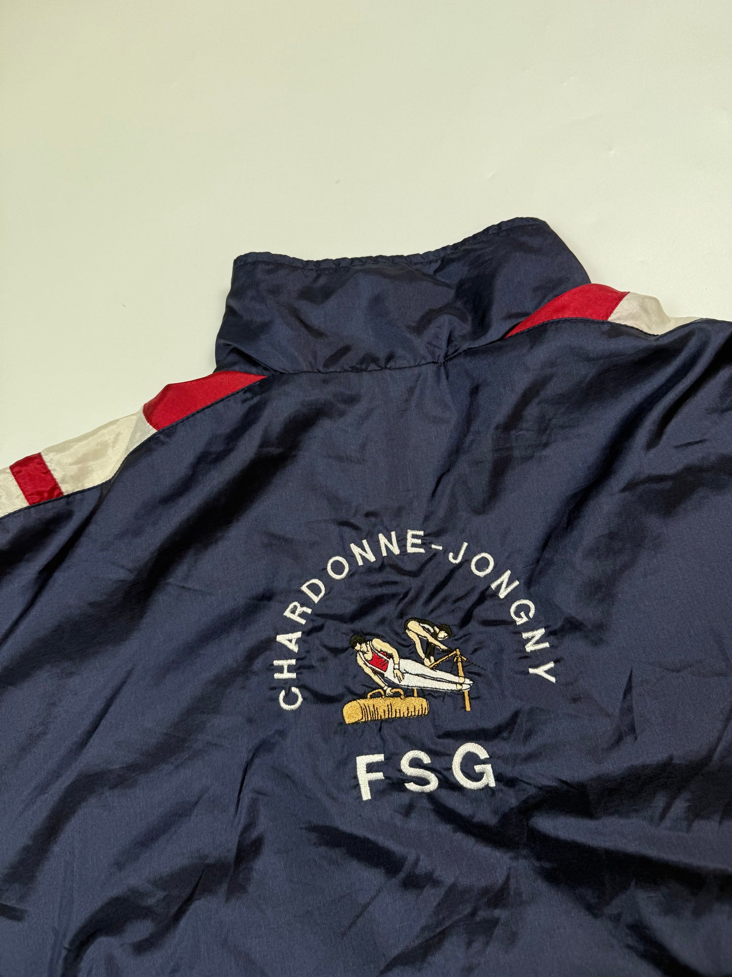 Vintage 90s Adidas Originals colour block track jacket (M)