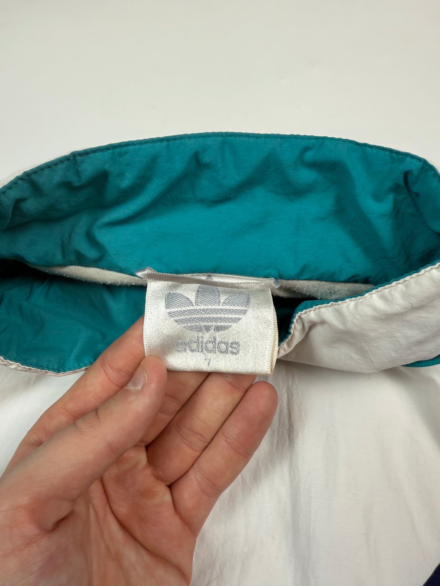 Vintage 90s Adidas originals colour block track jacket (L)