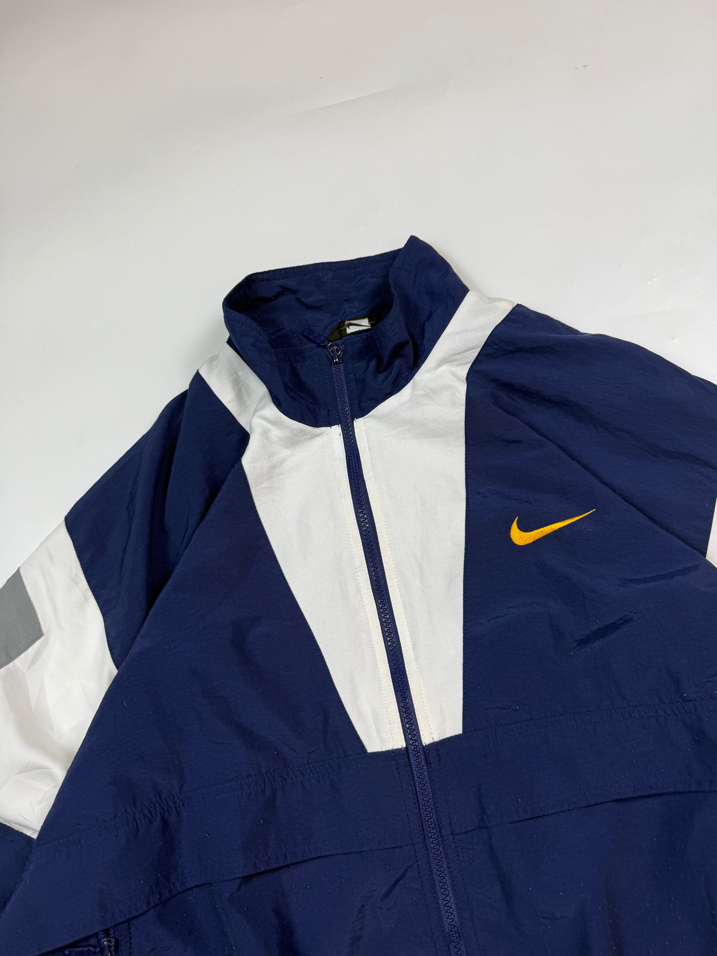 Vintage 90s Nike colour block track jacket (L)