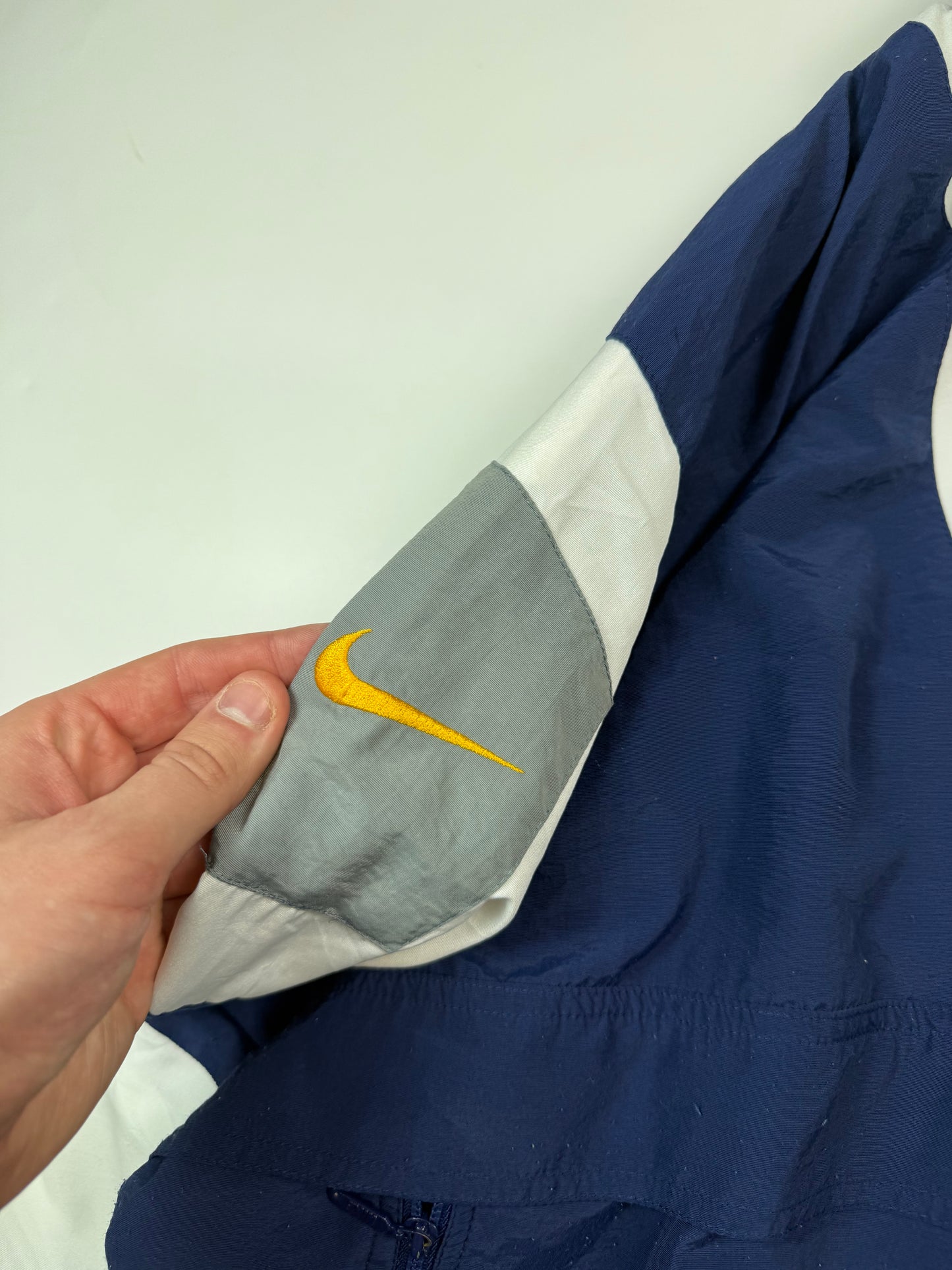 Vintage 90s Nike colour block track jacket (L)