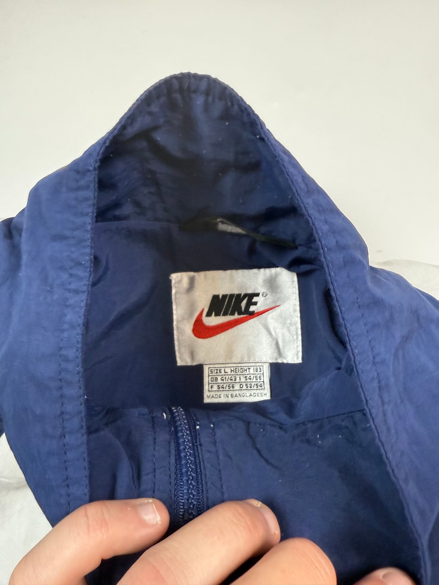 Vintage 90s Nike colour block track jacket (L)
