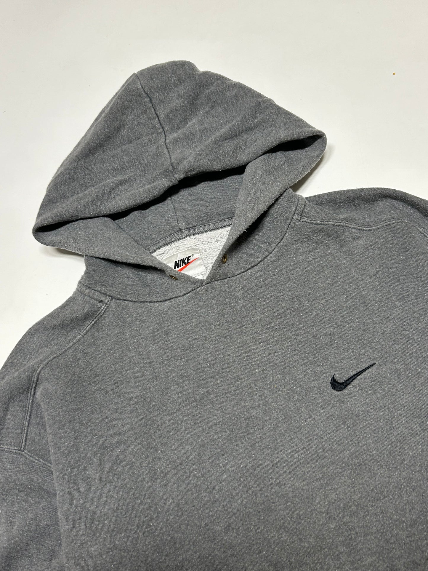 Vintage 90s Nike mini swoosh hoodie (L)