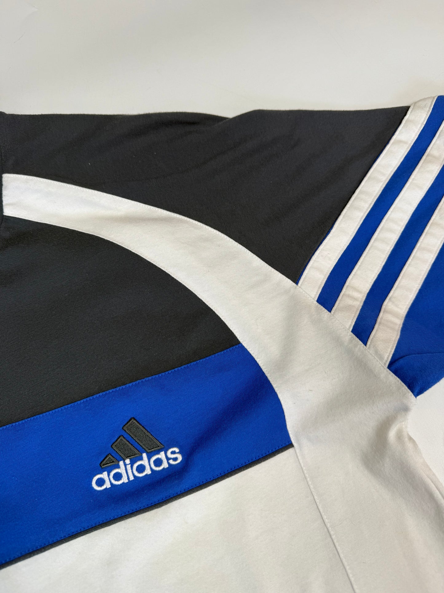 Vintage Adidas colour block tee (L)