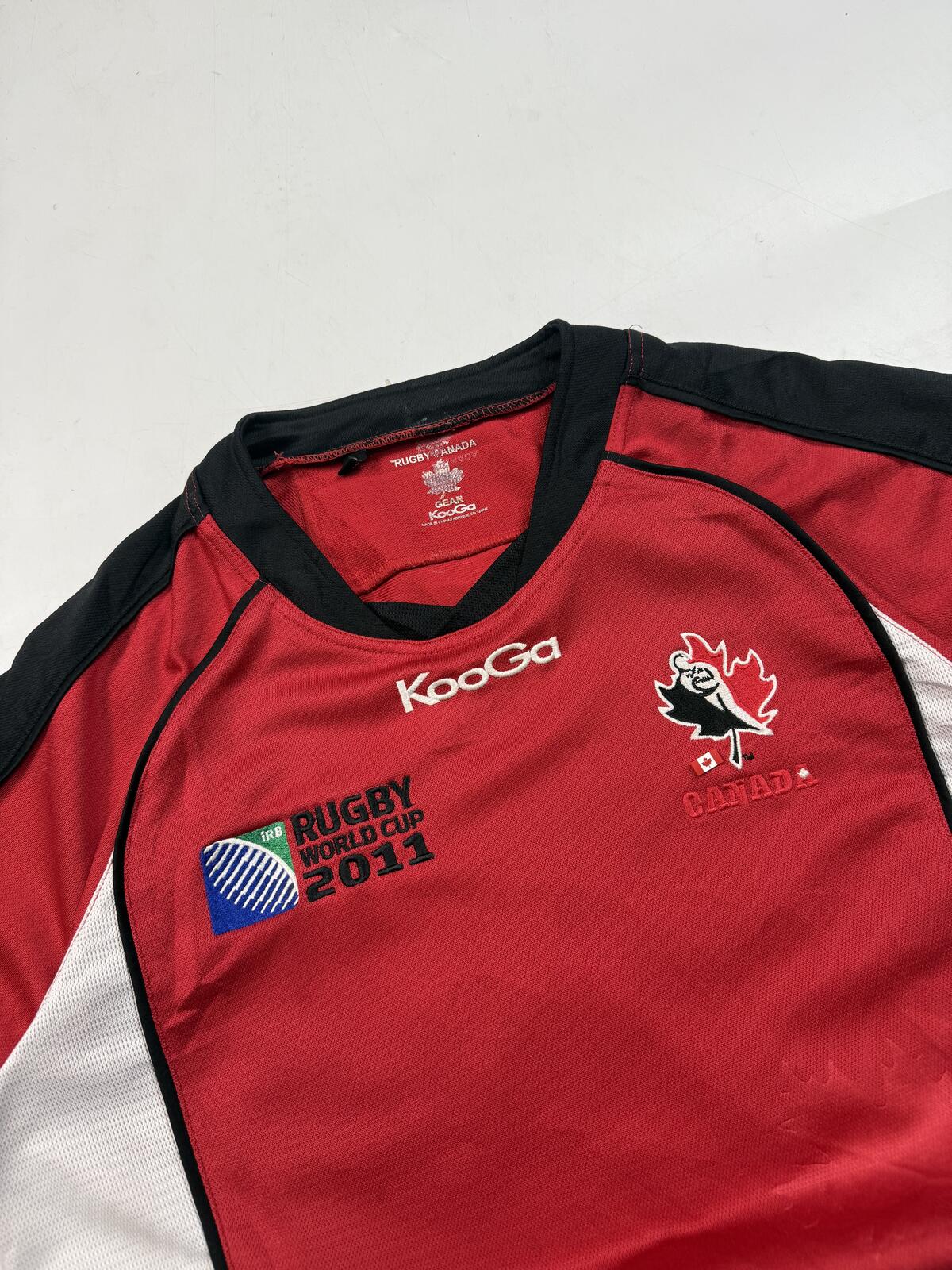 Canada world cup 2011 Kooga rugby union shirt (M)