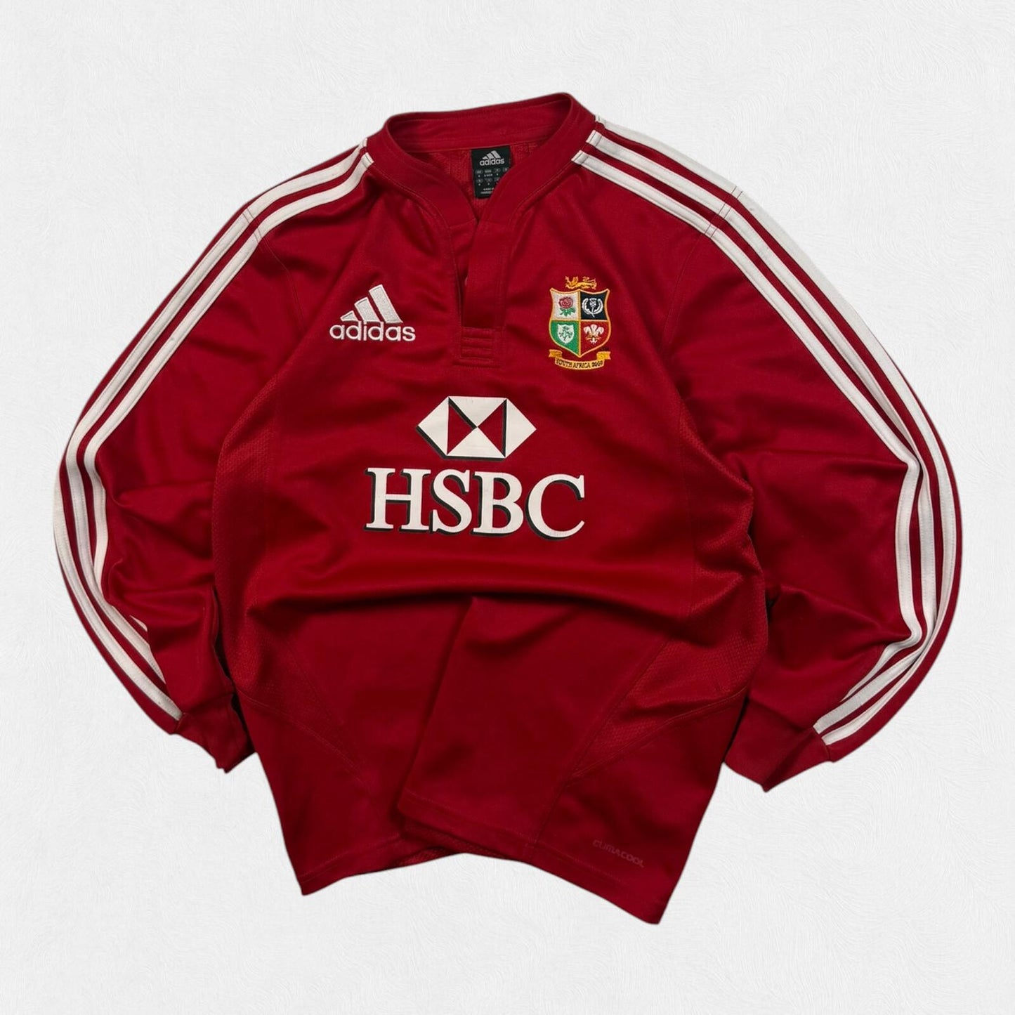 British & Irish Lions 2009 Adidas long sleeve rugby shirt (S)